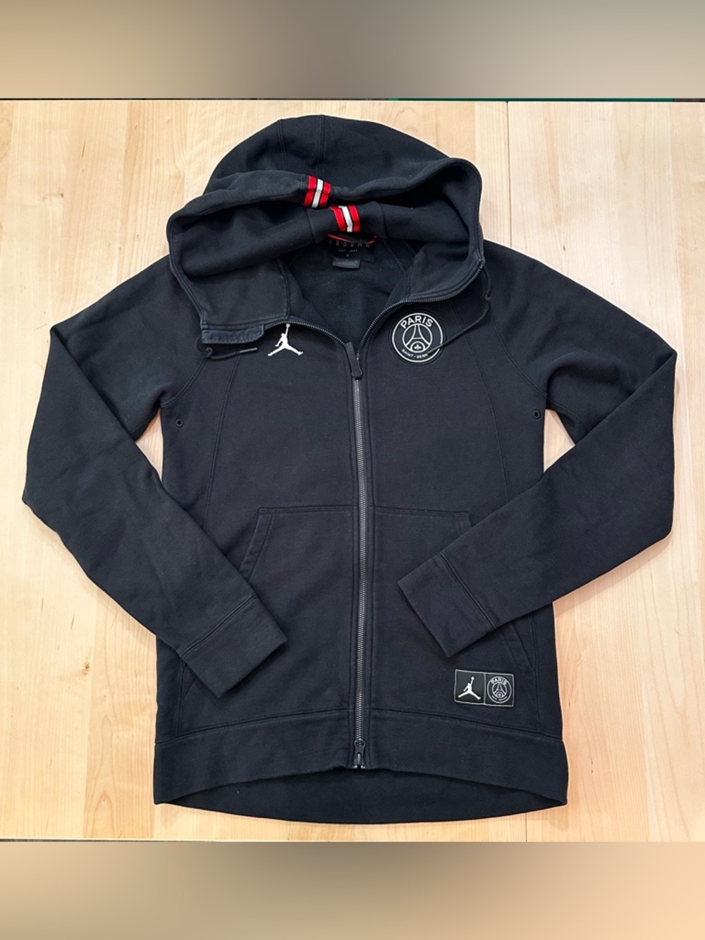 Michael Jordan RARE Air Jordan Paris St Germain Full Zip Hoodie Jacket M